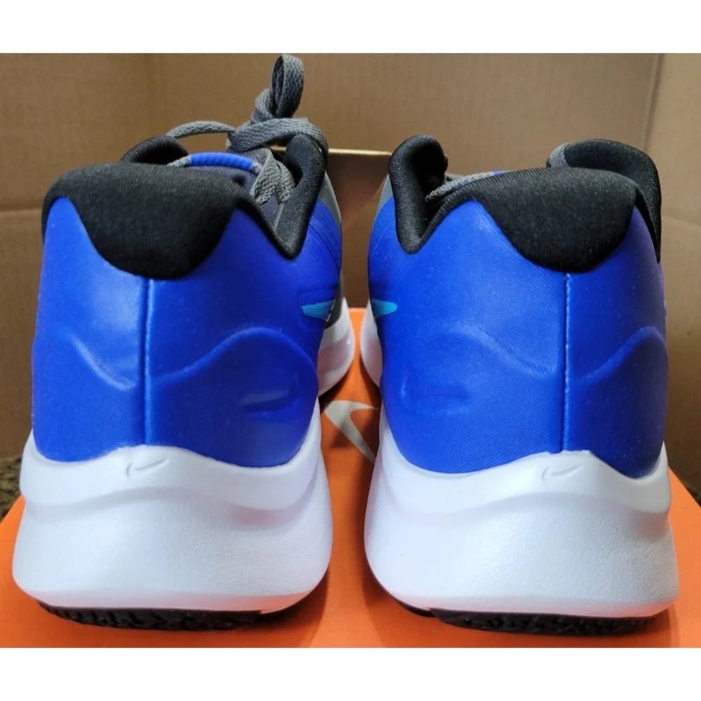 7Y Nike Star Runner 3 (GS) Iron Grey/Black-Blue Lightning DA2776-012 NEW in Box